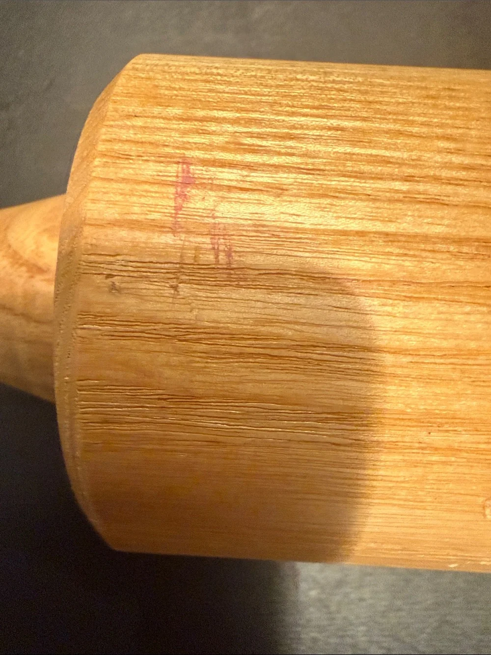 Large wood Professional Rolling Pin w/Wood Handles, 18